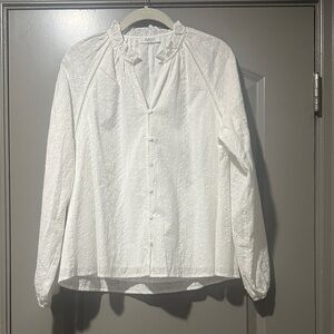 White Eyelet Shirt